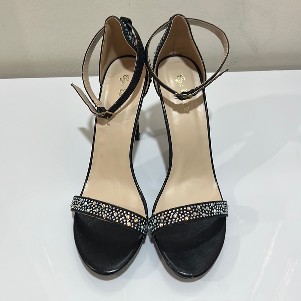 Eye candie bedazzled heels